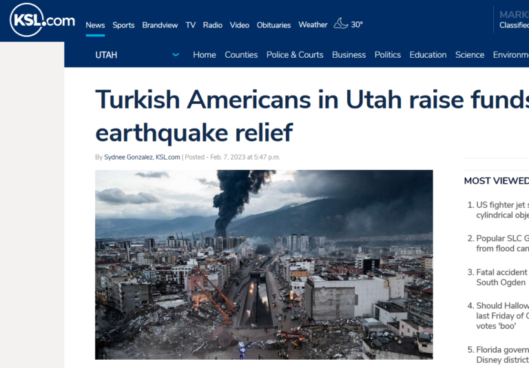 Turkish Americans in Utah raise funds for earthquake relief [KSL.com]